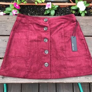 NWT corduroy Mini Skirt